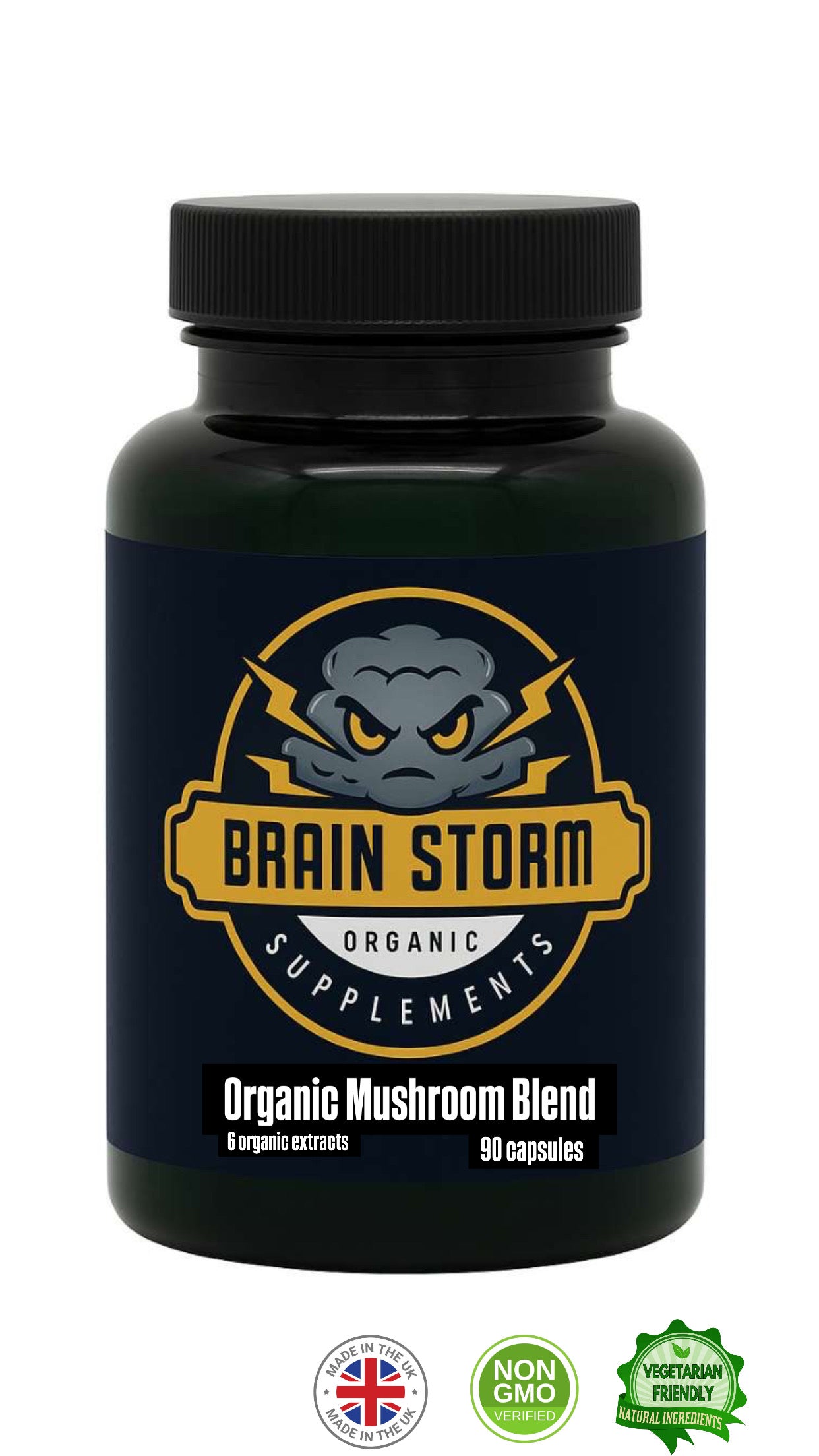 BSS - 6 blend organic mushroom supplement.